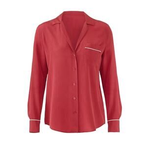 Equipment Kiera Button Down Silk Top S